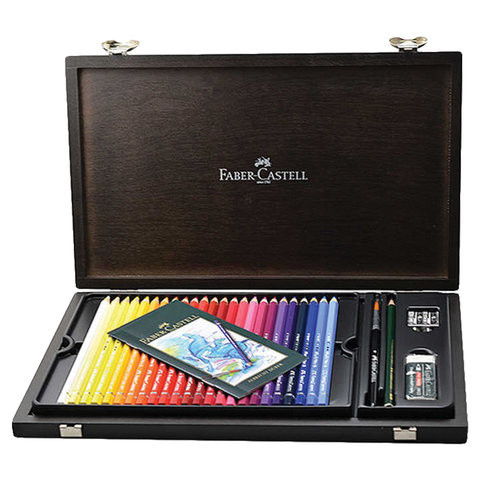 Карандаши цветные акварельные художественные FABER-CASTELL "Albrecht Durer", 48 цветов, деревянная коробка, 117506 по низкой цене оптом 