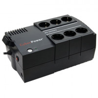 Источник бесперебойного питания CYBERPOWER BS650E, 650VA(390W), 8 евророзеток, BS650E