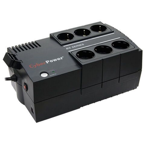 Источник бесперебойного питания CYBERPOWER BS650E, 650VA(390W), 8 евророзеток, BS650E по низкой цене оптом 