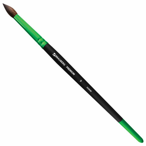 Кисть из ворса пони №9, BRAUBERG PREMIUM, 200988 по низкой цене оптом 