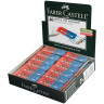 Ластик FABER-CASTELL "Latex-Free", 50x18x8 мм, красно-синий, прямоугольный, скошенные края, 187040 по низкой цене оптом 