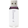 Флеш-диск 8 GB, SMARTBUY Paean, USB 2.0, белый, SB8GBPN-W по низкой цене оптом Краснодар, Москва, Уфа, Казань, Барнаул, Владивосток, Хабаровск, Сахалин, Красноярск, Екатеренбург, 