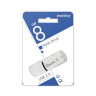 Флеш-диск 8 GB, SMARTBUY Paean, USB 2.0, белый, SB8GBPN-W по низкой цене оптом Краснодар, Москва, Уфа, Казань, Барнаул, Владивосток, Хабаровск, Сахалин, Красноярск, Екатеренбург, 