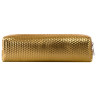 Пенал-косметичка BRAUBERG, глянцевый, мягкий, "Celebrity Gold", 21х5х6 см, 228992 по низкой цене оптом 