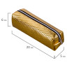 Пенал-косметичка BRAUBERG, глянцевый, мягкий, "Celebrity Gold", 21х5х6 см, 228992 по низкой цене оптом 