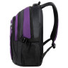 Рюкзак BRAUBERG HIGH SCHOOL универсальный, 3 отделения, "Мамба", черный/фиолетовый, 46х31х18 см, 225525