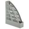 Лоток вертикальный для бумаг BRAUBERG "Standard", 245х70х295 мм, серый, 237221 по низкой цене оптом 