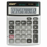Калькулятор настольный металлический STAFF STF-1212, КОМПАКТНЫЙ (140х105 мм), 12 разрядов, двойное питание, 250118 по низкой цене оптом 