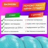 Мяч гимнастический (фитбол) 65 см с эффектом антивзрыв, с ручным насосом, голубой, DASWERK, 680015 по низкой цене оптом 