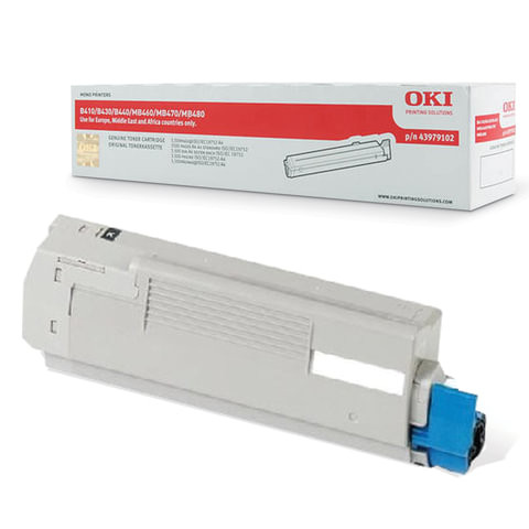 Тонер-картридж OKI (43979107) B410/B430/B440/MB400, оригинальный, ресурс 3500 стр. по низкой цене оптом 