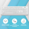 Клавиатура проводная A4TECH Fstyler FK10, USB, 104 кнопки, белая, 1147536 по низкой цене оптом Краснодар, Москва, Уфа, Казань, Барнаул, Владивосток, Хабаровск, Сахалин, Красноярск, Екатеренбург, 