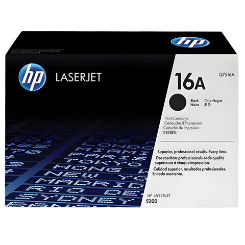 Картридж лазерный HP (Q7516A) LaserJet 5200, оригинальный, ресурс 12000 страниц по низкой цене оптом 