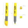 Текстовыделитель BIC "Highlighter XL", ЖЕЛТЫЙ, линия 1,7-5,1 мм, 891396 по низкой цене оптом 