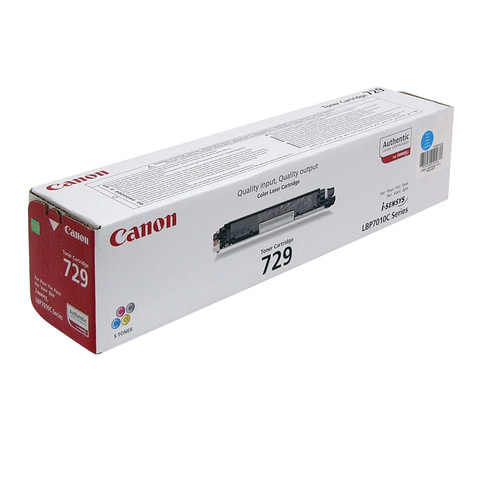 Картридж лазерный CANON (729C) LBP7010C/7018C, голубой, ресурс 1000 страниц, оригинальный, 4369b002 по низкой цене оптом 