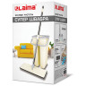 Швабра с отжимом и двухкамерным ведром 8 л/6 л, набор для уборки LAIMA SMART MOP, 607978 по низкой цене оптом 