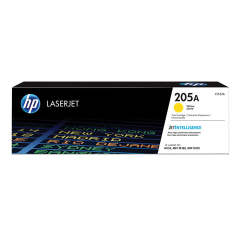 Картридж лазерный HP (CF532A) LaserJet Pro M180/M181, желтый, ресурс 900 стр., оригинальный по низкой цене оптом 