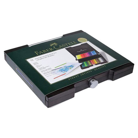 Карандаши цветные акварельные художественные FABER-CASTELL "Albrecht Durer", 72 цвета, деревянный ящик, 117572 по низкой цене оптом 