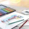 Карандаши цветные акварельные художественные FABER-CASTELL "Albrecht Durer", 72 цвета, деревянный ящик, 117572 по низкой цене оптом 
