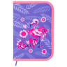 Пенал BRAUBERG, 1 отделение, ткань, 20х14 см, "Flamingo", 229279 по низкой цене оптом Краснодар, Москва, Уфа, Казань, Барнаул, Владивосток, Хабаровск, Сахалин, Красноярск, Екатеренбург, 