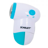 Машинка для удаления катышков SCARLETT SC-920, съемный резервуар, пластик, белый/голубой, SC - 920