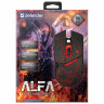 Мышь проводная игровая DEFENDER Alfa GM-703L, USB, 6 кнопок+1 колесо-кнопка, оптическая, черная, 52703 по низкой цене оптом 