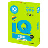 Бумага цветная IQ color, А4, 160 г/м2, 250 л., интенсив, зеленая липа, LG46 по низкой цене оптом 