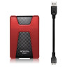 Внешний жесткий диск A-DATA DashDrive Durable HD650 1TB, 2.5", USB 3.0, красный, AHD650-1TU31-CRD по низкой цене оптом Краснодар, Москва, Уфа, Казань, Барнаул, Владивосток, Хабаровск, Сахалин, Красноярск, Екатеренбург, 