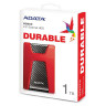 Внешний жесткий диск A-DATA DashDrive Durable HD650 1TB, 2.5", USB 3.0, красный, AHD650-1TU31-CRD по низкой цене оптом Краснодар, Москва, Уфа, Казань, Барнаул, Владивосток, Хабаровск, Сахалин, Красноярск, Екатеренбург, 