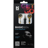 Наушники DEFENDER Basic 604, проводные, 1,2 м, вкладыши, черные с оранжевым, 63606 по низкой цене оптом Краснодар, Москва, Уфа, Казань, Барнаул, Владивосток, Хабаровск, Сахалин, Красноярск, Екатеренбург, 