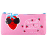 Пенал-косметичка BRAUBERG, канвас с аппликацией, "Cool Strawberry", 19х4х8 см, 228998 по низкой цене оптом 
