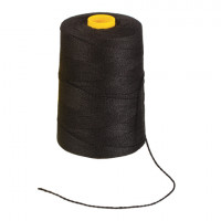 Нить лавсановая для прошивки документов, ЧЕРНАЯ, диаметр 1,5 мм, длина 500 м, ЛШ 460ч, BRAUBERG, 603772