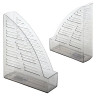 Лоток вертикальный для бумаг BRAUBERG "Standard", 245х70х295 мм, тонированный серый, 237222 по низкой цене оптом 