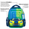 Ранец ЮНЛАНДИЯ LIGHT, 2 отделения, "Neon car", 3D панель, 38х29х16 см, 229917 по низкой цене оптом 