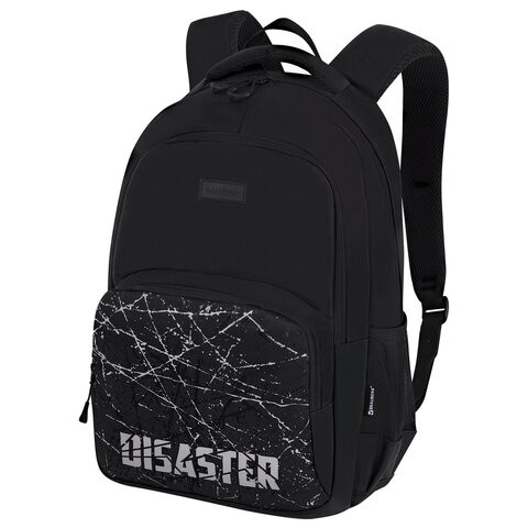 Рюкзак BRAUBERG CONCEPT универсальный, 2 отделения, светоотр. принт, Disaster, 45х30х18 см, 273848 по низкой цене оптом 