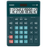 Калькулятор настольный CASIO GR-12С-DG (210х155 мм), 12 разрядов, двойное питание, ТЕМНО-ЗЕЛЕНЫЙ, GR-12C-DG-W-EP по низкой цене оптом 