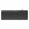 Клавиатура проводная A4TECH Fstyler FK25, USB, 103 кнопки, черная, 1530215 по низкой цене оптом Краснодар, Москва, Уфа, Казань, Барнаул, Владивосток, Хабаровск, Сахалин, Красноярск, Екатеренбург, 