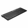 Клавиатура проводная A4TECH Fstyler FK25, USB, 103 кнопки, черная, 1530215 по низкой цене оптом Краснодар, Москва, Уфа, Казань, Барнаул, Владивосток, Хабаровск, Сахалин, Красноярск, Екатеренбург, 