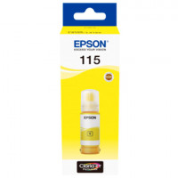 Чернила EPSON 115 (C13T07D44A) для СНПЧ L8160/L8180, желтые, объем 70 мл, ОРИГИНАЛЬНЫЕ,  C13T07D44A