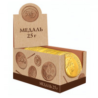 Шоколадная медаль МОНЕТНЫЙ ДВОР "Императоры России", 25 г, 206
