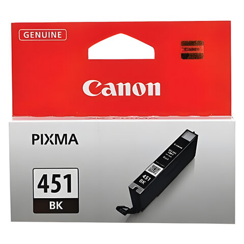 Картридж струйный CANON (CLI-451Bk) Pixma iP7240 и другие, черный, оригинальный, 6523B001 по низкой цене оптом 