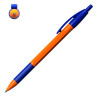 Ручка шариковая автоматическая с грипом ERICH KRAUSE "R-301 Orange", СИНЯЯ, 1,0 мм, линия письма 0,5 мм, 46762 по низкой цене оптом 