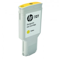 Картридж струйный для плоттера HP (F9J78A) DesignJet T1500/T920/T2500, №727, 300 мл, желтый, оригинальный