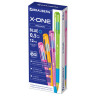 Ручка шариковая с грипом BRAUBERG "X-ONE NEON", СИНЯЯ, корпус ассорти, узел 0,5 мм, линия письма 0,35 мм, 143987 по низкой цене оптом Краснодар, Москва, Уфа, Казань, Барнаул, Владивосток, Хабаровск, Сахалин, Красноярск, Екатеренбург, 