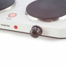 Настольная электрическая плита CENTEK CT-1507, 2000Вт, 2 конфорки, 5 режимов нагрева, белая по низкой цене оптом Краснодар, Москва, Уфа, Казань, Барнаул, Владивосток, Хабаровск, Сахалин, Красноярск, Екатеренбург, 