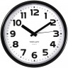 Часы настенные TROYKA 91900945, круг, белые, черная рамка, 23х23х4 см по низкой цене оптом 