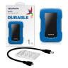 Внешний жесткий диск A-DATA DashDrive Durable HD330 1TB, 2.5", USB 3.0, синий, AHD330-1TU31-CBL по низкой цене оптом Краснодар, Москва, Уфа, Казань, Барнаул, Владивосток, Хабаровск, Сахалин, Красноярск, Екатеренбург, 