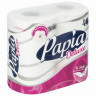 Бумага туалетная быт., спайка 4 шт., 4-слойная (4х16 м), PAPIA DELUXE, белая, 5062185 по низкой цене оптом 