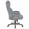 Кресло BRABIX PREMIUM "Regal EX-557", НАГРУЗКА до 150кг., пружинный блок, экокожа, серое, 532946 по низкой цене оптом 