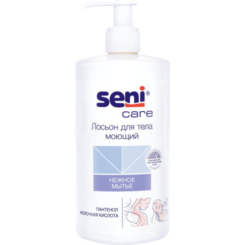 Лосьон моющий для тела 500 мл SENI CARE с пантенолом и молочной кислотой, SE-231-B500-111 по низкой цене оптом 