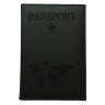 Обложка для паспорта "Passport map", экокожа soft touch, черная, STAFF, 238760 по низкой цене оптом 